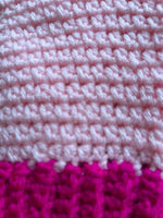 Crochet Glove - Two Tone Pink
