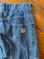 Straight Leg Painter Pocket Blue Jean
