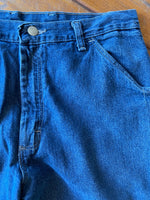 Straight Leg Painter Pocket Blue Jean