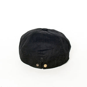 Yellow 108 LL DRIVER - BLACK WAXED CANVAS HAT