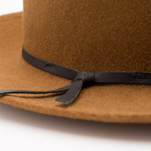 Yellow 108 Luke Fedora - Caramel Hat