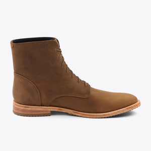 Nisolo Everyday Lace-Up Boot Tobacco