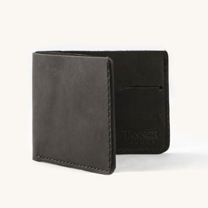 Tanner Goods Leather Minimal Bifold - Black