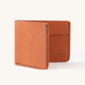 Tanner Goods Leather Minimal Bifold - Chesnut