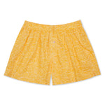 Drutherswear Organic Cotton Japanese Waves Boxer Shorts - Yellow
