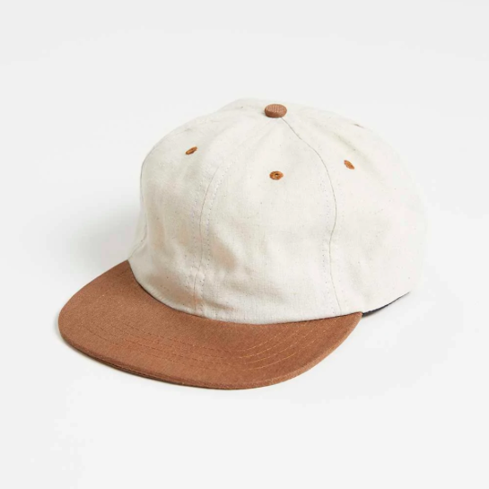 Special Edition Parker Cap LB Natural/Brown 5% Hemp / 45% Organic Cotton - 100% Recycled