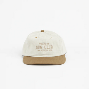 Yellow 108 Sun Club Cap Natural/Brown 55% Hemp / 45% Organic Cotton - 100% Recycled Limited Edition