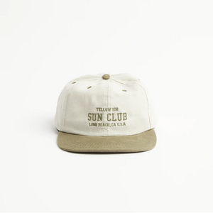 Yellow 108 Sun Club Cap Natural/Olive 55% Hemp / 45% Organic Cotton - 100% Recycled Limited Edition