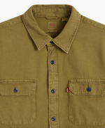 Jackson Worker Shirt - Green Garment Dyed Hemp Levi