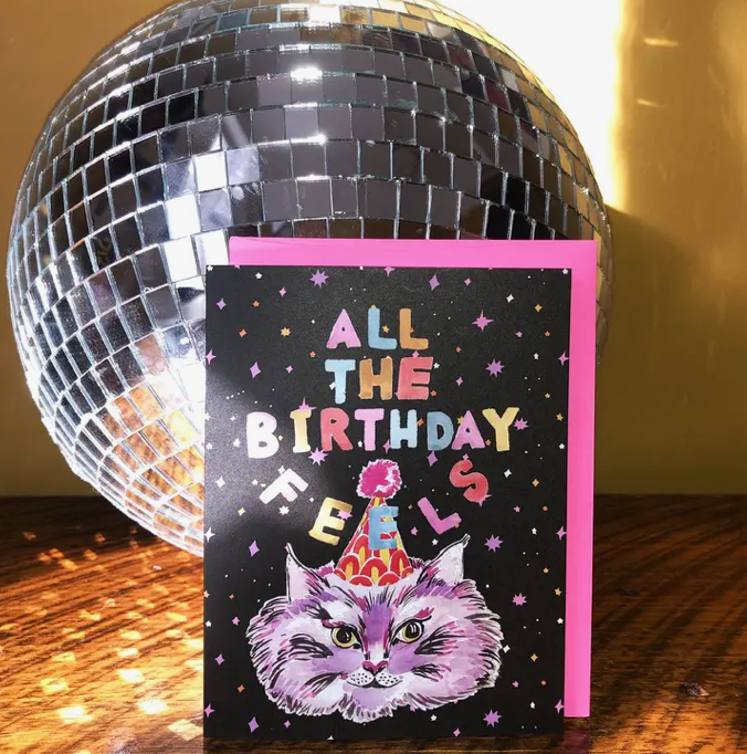 Birthday Feels Kitty Cat Card