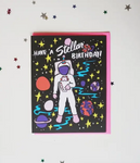Have a Stellar Birthday Card Astronaut