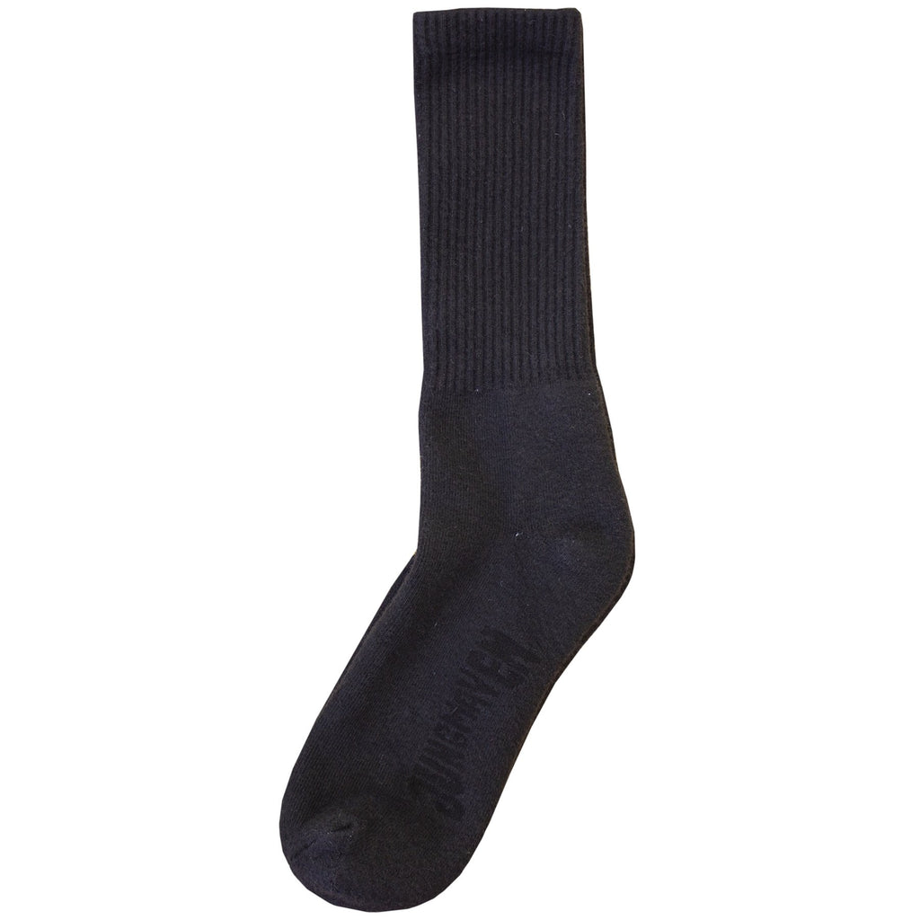 Jungmaven Hemp Crew Socks - Black 45% Hemp | 35% Organic Cotton | 15% Polyamide | 5% Spandex