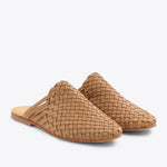 Nisolo Go-To Woven Slip On Woven Almond