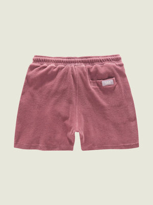 Terry Lounge Shorts - Dusty Plum