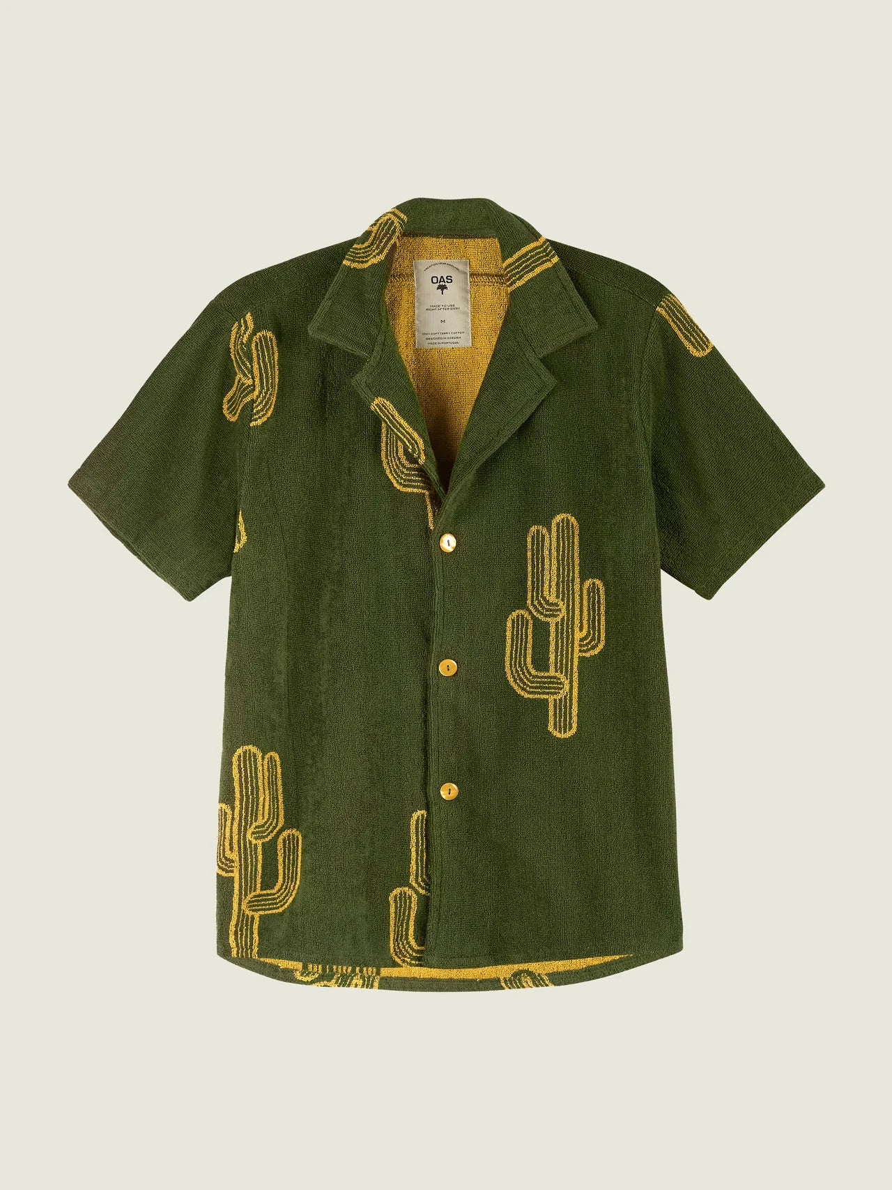 Cuba Terry Shirt - Mezcal Cactus OAS