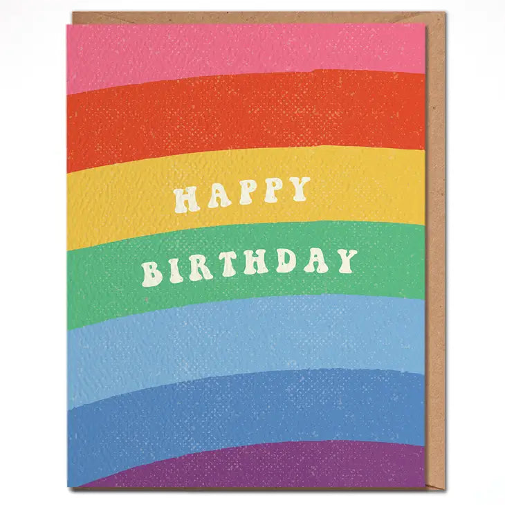 Daydream Prints Rainbow Birthday Card