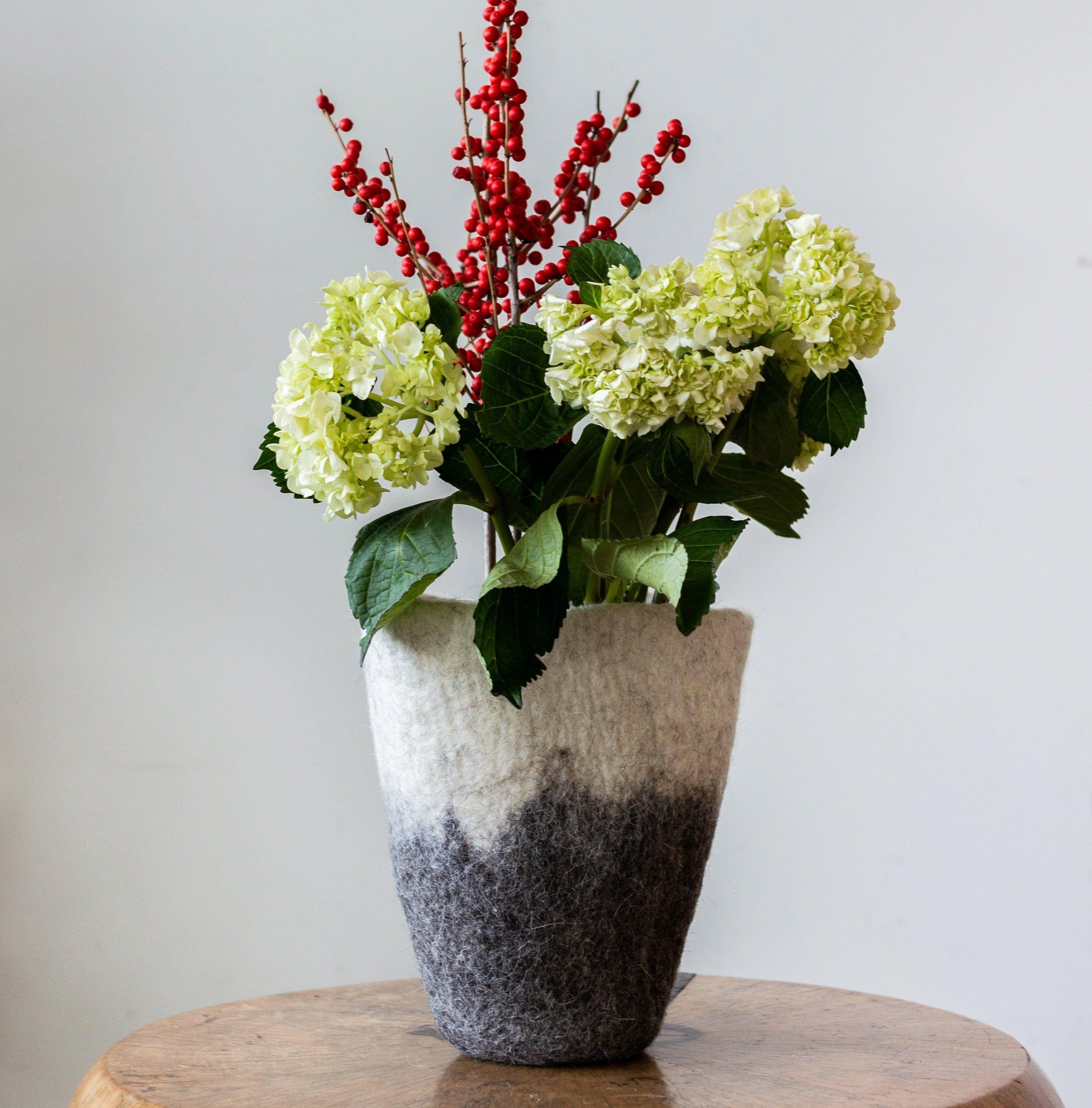 Felted Table Vase