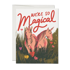 We're So Magical Card Unicorn Red Cap Cards