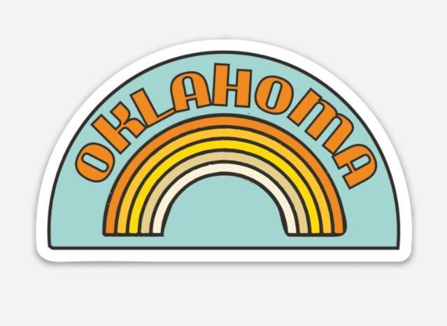 Oklahoma Rainbow Sticker
