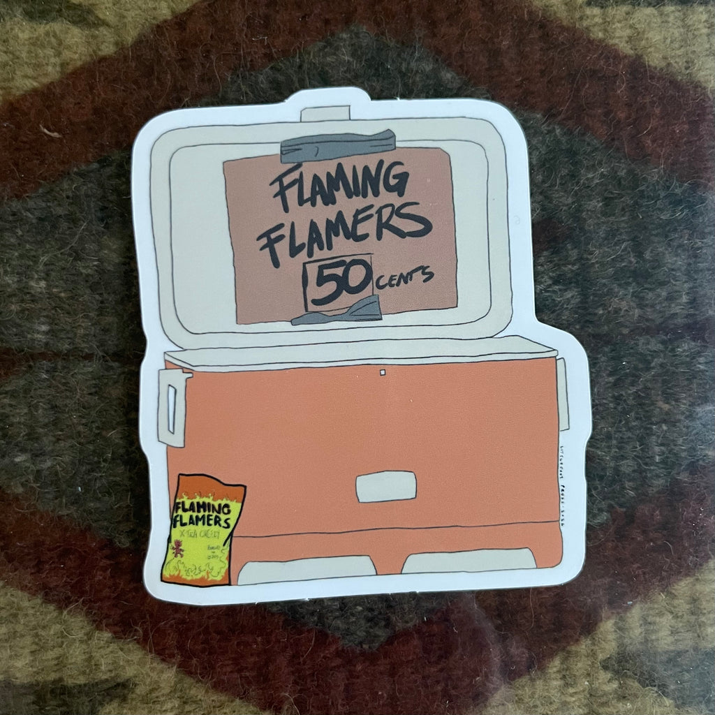 Flaming Flamers - Reservation Dogs Sticker