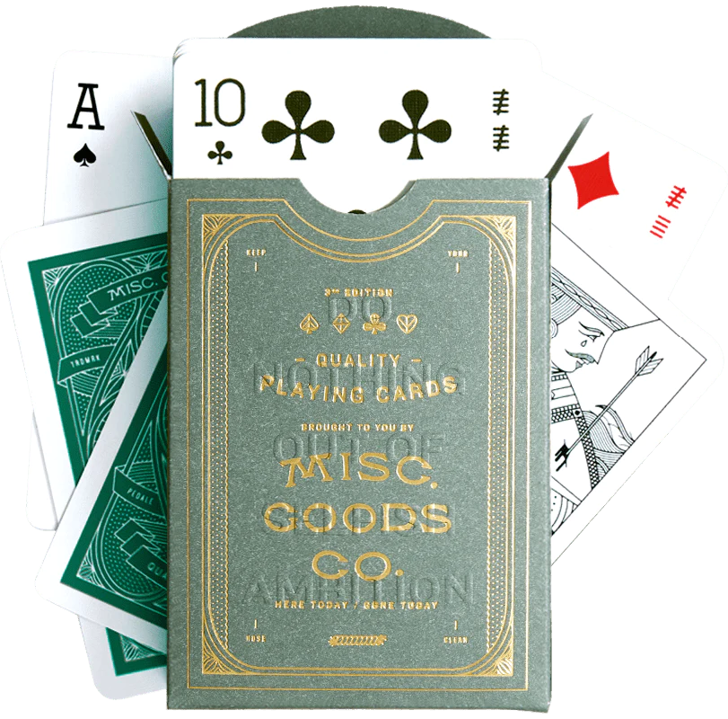 Misc. Goods Co. Premium Playing Cards Cacti