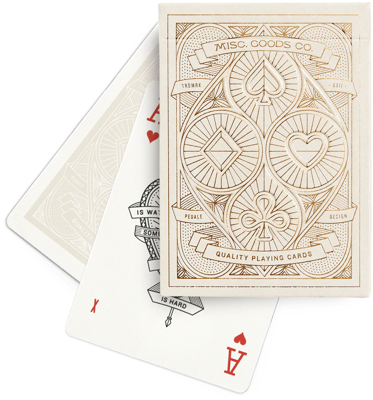 Misc. Goods Co. Premium Playing Cards Ivory
