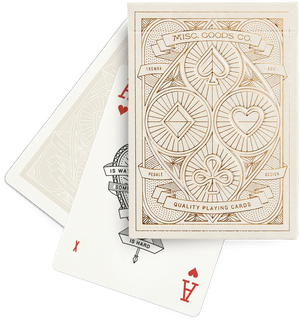 Misc. Goods Co. Premium Playing Cards Ivory