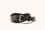 Tanner Goods Leather Skinny Standard Belt - Black