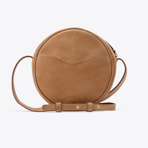 Nisolo Carry-All Circle Crossbody Almond
