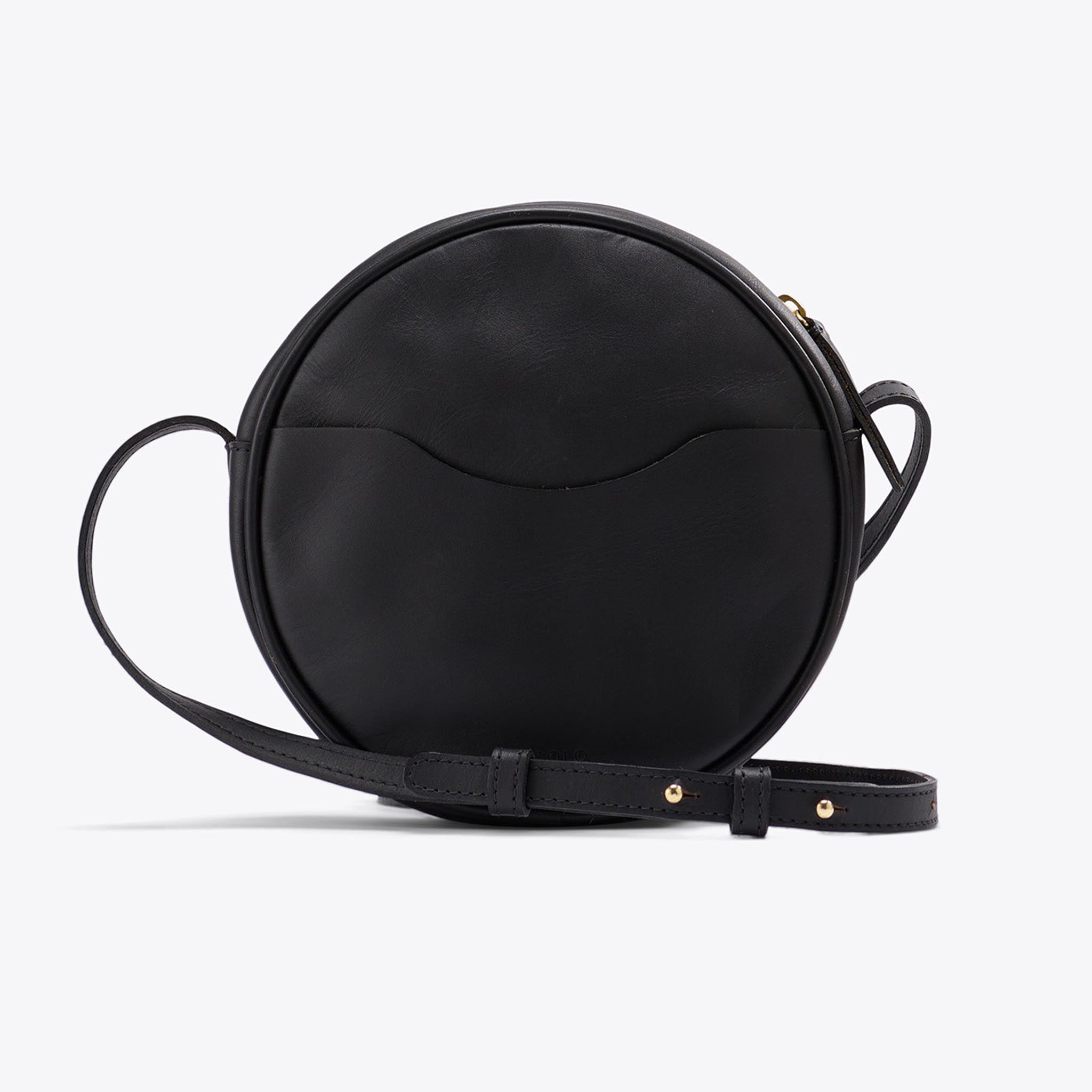  Nisolo Carry-All Circle Crossbody Black